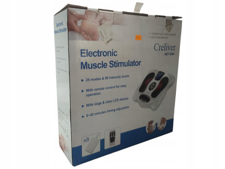 Stymulator Krążenia EMS TENS stóp mięśni 99 poziomów Pilot AST-300A