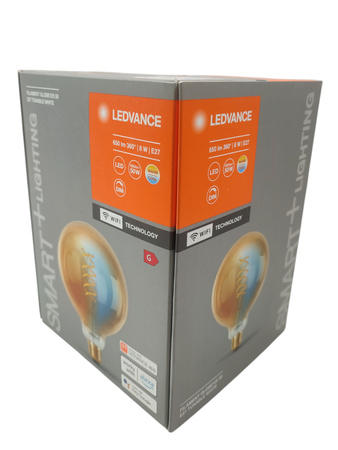 Żarówka LED Filament Globe125 50 E27 650lm 8W=50W WiFi Ledvance