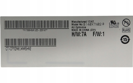 Matryca do laptopa HP 14-bs008nf B140XT02.D