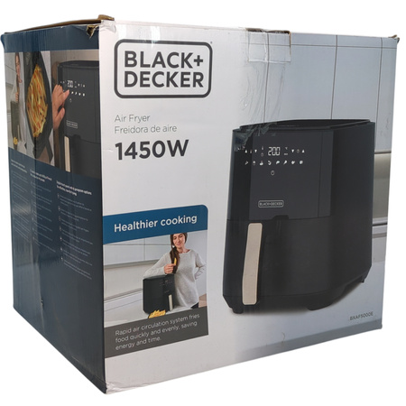 Frytkownica beztłuszczowa Black+Decker BXAF5000E 5 l 1450 W czarna