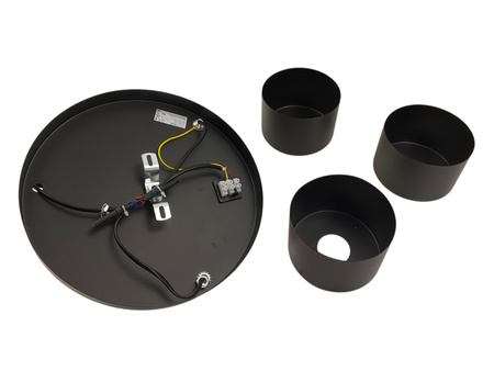 Lampa wisząca LIGHTLOGIC LL EDIR 3xE27 B 66147 Czarny