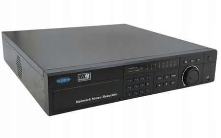 Rejestrator MW Power NVR-16STM8 16-kanałowy, Full HD, PoE, zdalny dostęp