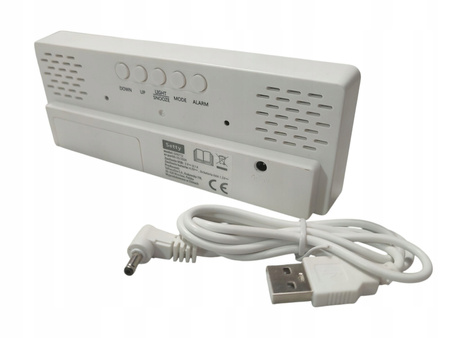 Cyfrowy lustrzany budzik LED Setty