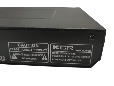 Odtwarzacz DVD do telewizora KCR DVD/CD/MP3 ze złączem USB