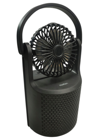 Hoffen Wentylator z Głośnikiem Podświetlenie RGB Bluetooth Radio FM