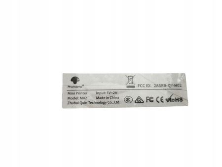 Mini drukarka etykiet Phomemo M02 203dpi / do 53mm / PC / Smartfon / BT