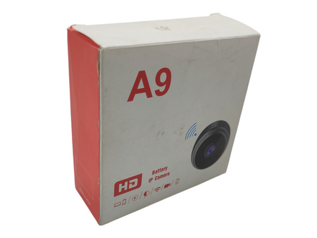 Kamera szpiegowska WiFi A9 mini Full HD 1080p 150° detekcja ruchu IR