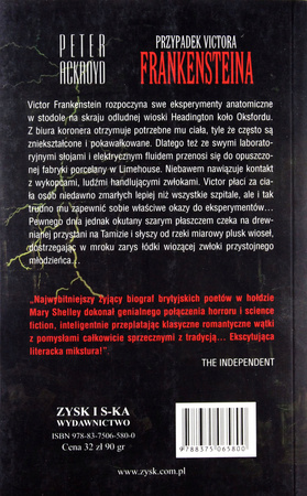 Przypadek Victora Frankensteina Peter Ackroyd