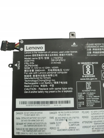 Bateria L17M3P54 do laptopa Lenovo cykle 173, żywotność 90%