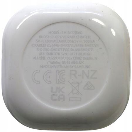 SŁUCHAWKI DOKANAŁOWE BEZPRZEWODOWE SAMSUNG GALAXY BUDS2 SM-R177 BIAŁY