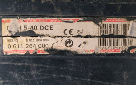 Młot udarowo-obrotowy BOSCH Professional GBH 5-40 DCE 1150W 8.8J + Walizka