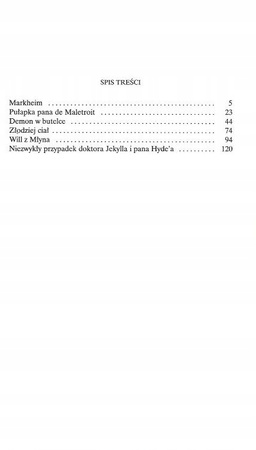 KSIĄŻKA DR JEKYLL I PAN HYDE I INNE OPOWIADANIA ROBERT LOUIS STEVENSON