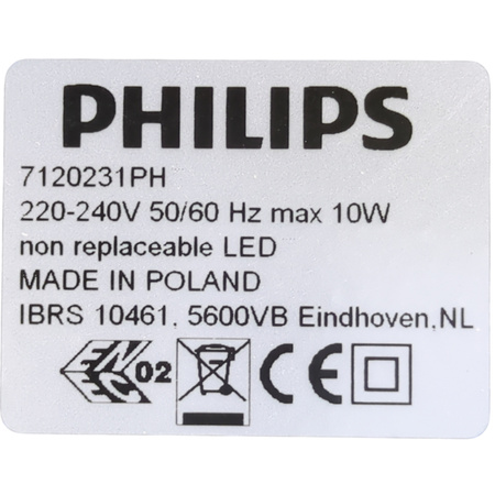 Lampa stołowa Philips Beyond LED (7120231PH) 10W BIAŁA