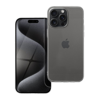 Futerał Clear Case 2 mm iPhone 15 Pro Max przezroczysty TPU slim