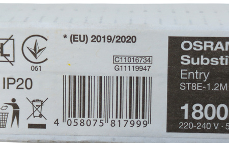 Świetlówka LED G13 T8 16W 1800lm 6500K 120cm OSRAM