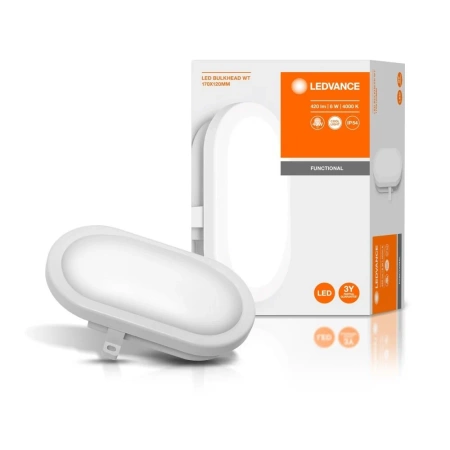 Lampa LED LEDVANCE Bulkhead 6W 4000K 450 lm IP54 biała