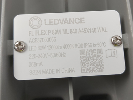 Naświetlacz LED Reflektor Zewnętrzny 80W 12000lm 4000K IP66 Biały Ledvance