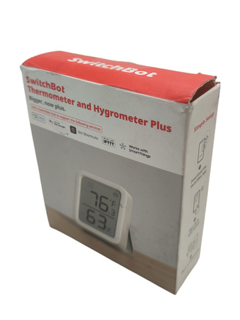 Termometr i higrometr Plus SwitchBot Alexa Google Siri