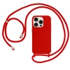 Etui Nakładka Plecki Silikon Silikonowe Apple Iphone 13  Czerwony