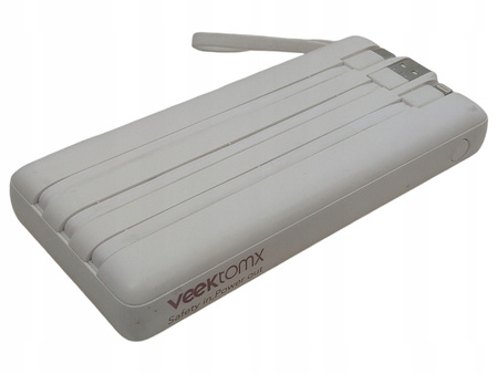 VEEKTOMX Power Bank z Wbudowanymi Kablami 20000mAh