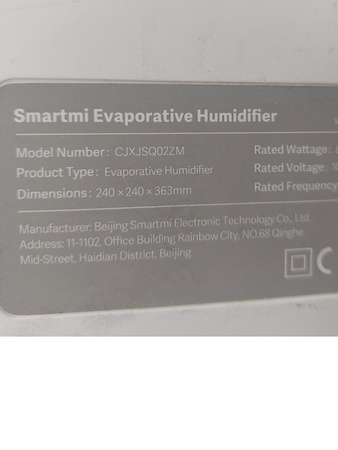 Nawilżacz ewaporacyjny SMARTMI Pure Evaporative Air Humidifier CJXJSQ02ZM