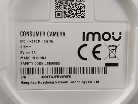 KAMERA WEWNĘTRZNA OBROTOWA IMOU RANGER 2C IP 1080P WIFI MONITORING 3MP