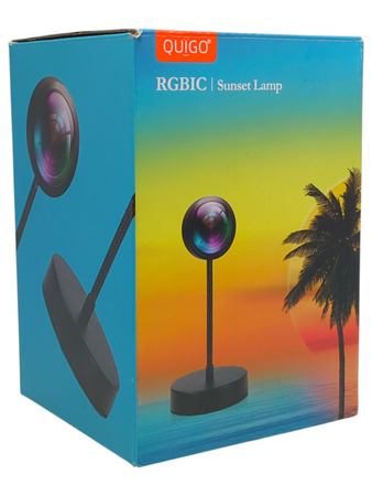 Lampa zachodzącego słońca QUIGO Sunset 360° RGB USB