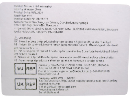 Smartwatch dziecięcy YOUSOKU H97 PRO 1.69" IP68 19 sport fioletowy