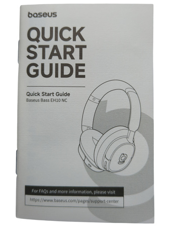 Słuchawki bezprzewodowe Baseus Bass EH10 NC ANC 45dB LDAC 80h