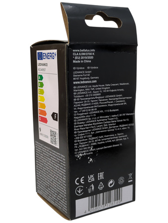 Żarówka LED Bellalux E27 8,5W 806lm 2700K matowa