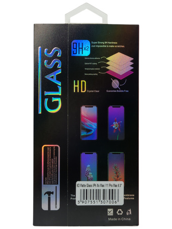 Szkło hartowane 6D do iPhone Xs Max / 11 Pro Max 6.5''