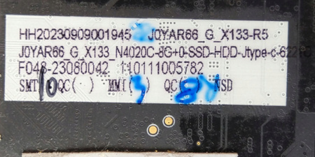 Płyta główna laptopa Sgin JOYAR66_G_X133_V10 M17