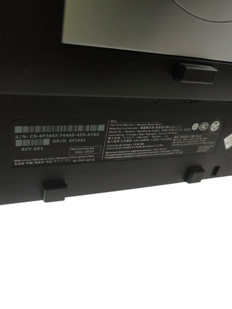 Monitor Dell P2213t 22" 1680x1050 TN DisplayPort DVI VGA USB