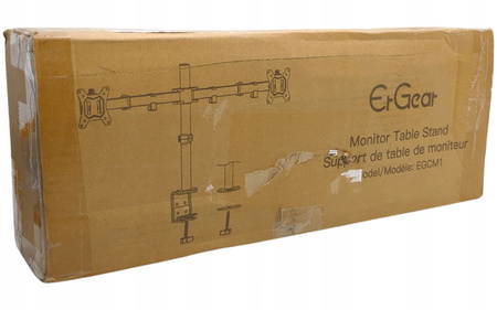 PODWÓJNY UCHWYT DO MONITORÓW ERGEAR EGCM1 2x8KG ACC STOJAK NA MONITOR
