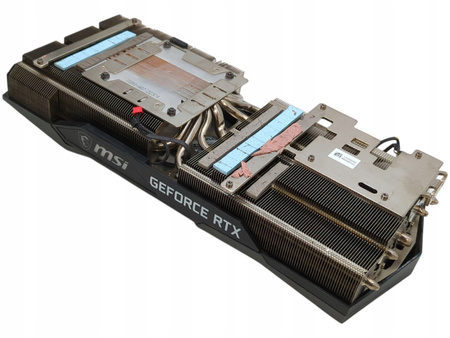 Chłodzenie karty graficznej NVIDIA MSI RTX 3090 Gaming X Trio