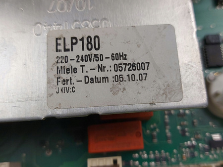 MODUŁ GŁÓWNY PRALKI ELP180 05726007 MIELE