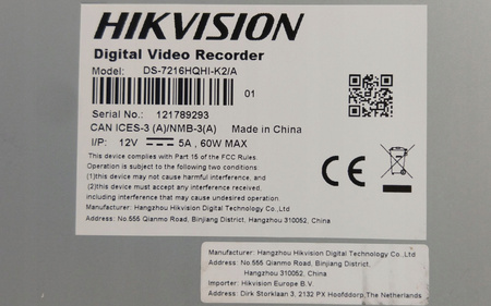 Rejestrator Hikvision DS-7216HQHI-K2/A