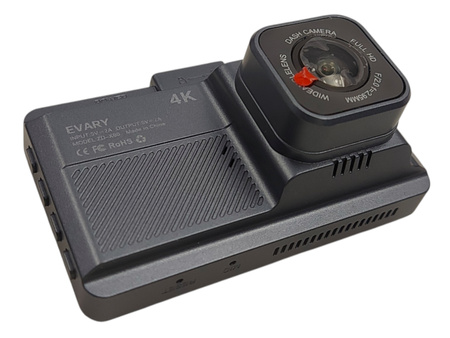 KAMERA SAMOCHODOWA WIDEOREJESTRATOR + KAMERA COFANIA 4K WIFI WDR 64 GB QR