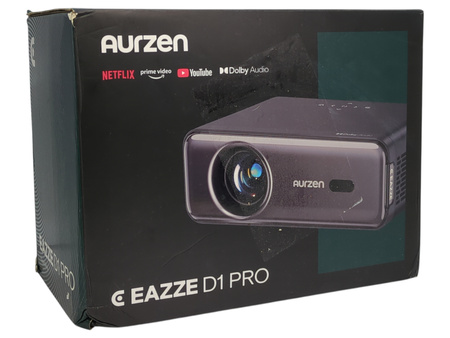 Projektor Smart LED Aurzen EAZZE D1 Pro D002 DoIby Audio 4K Full HD 1080p