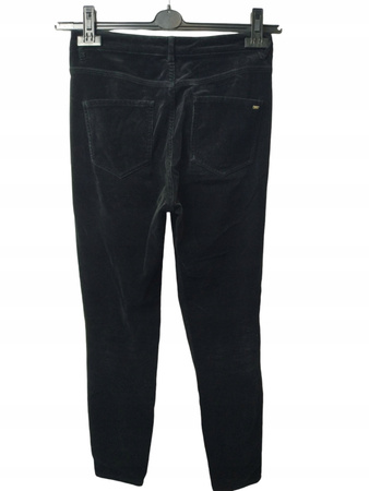 SPODNIE DAMSKIE MASSIMO DUTTI ROZMIAR 36 CZARNE