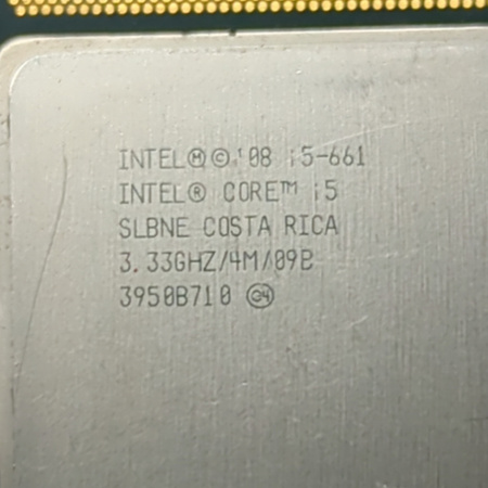 Procesor Intel Core i5-661 2 rdzenie 4 wątki 3.33 GHz 4MB L2 Cache