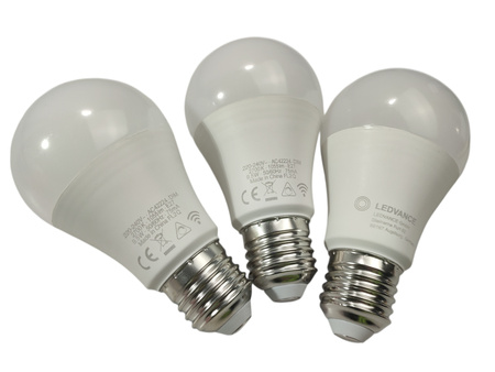Żarówka LED Classic A75 E27 Dimmable 1055lm 9,5W=75W 3 szt. WiFi Ledvance