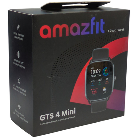 Smartwatch Amazfit GTS 4 Mini Midnight Black Czarny