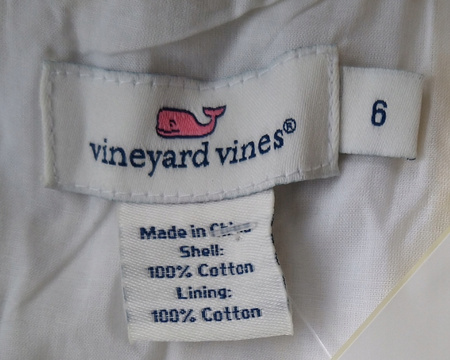 Sukienka żółta ROZ.6 VINEYARD VINES
