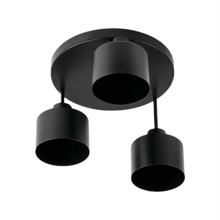 Lampa wisząca LIGHTLOGIC LL EDIR 3xE27 B 66147 Czarny