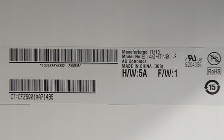 Matryca do laptopa HP ProBook 640 G2 B140HTN01.2