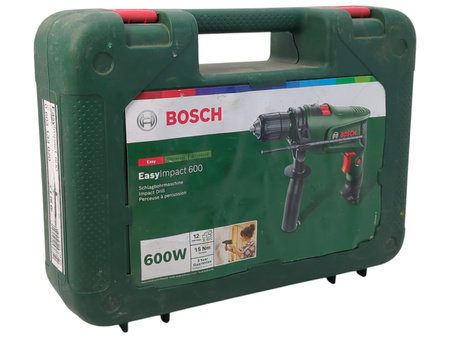 Wiertarka udarowa Bosch EasyImpact 600 600W 12mm 25mm 1,7kg + Walizka