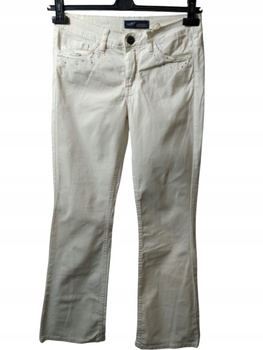 SPODNIE JEANSOWE DAMSKIE ARIZONA ROZMIAR 38 BIAŁE