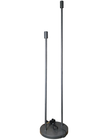 Lampa podłogowa Ledvance DECOR Stick Floor 2x E27 szara 146 cm