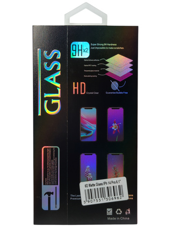Hartowane szkło 6D Matte Glass do iPhone 14 Pro 6,1"